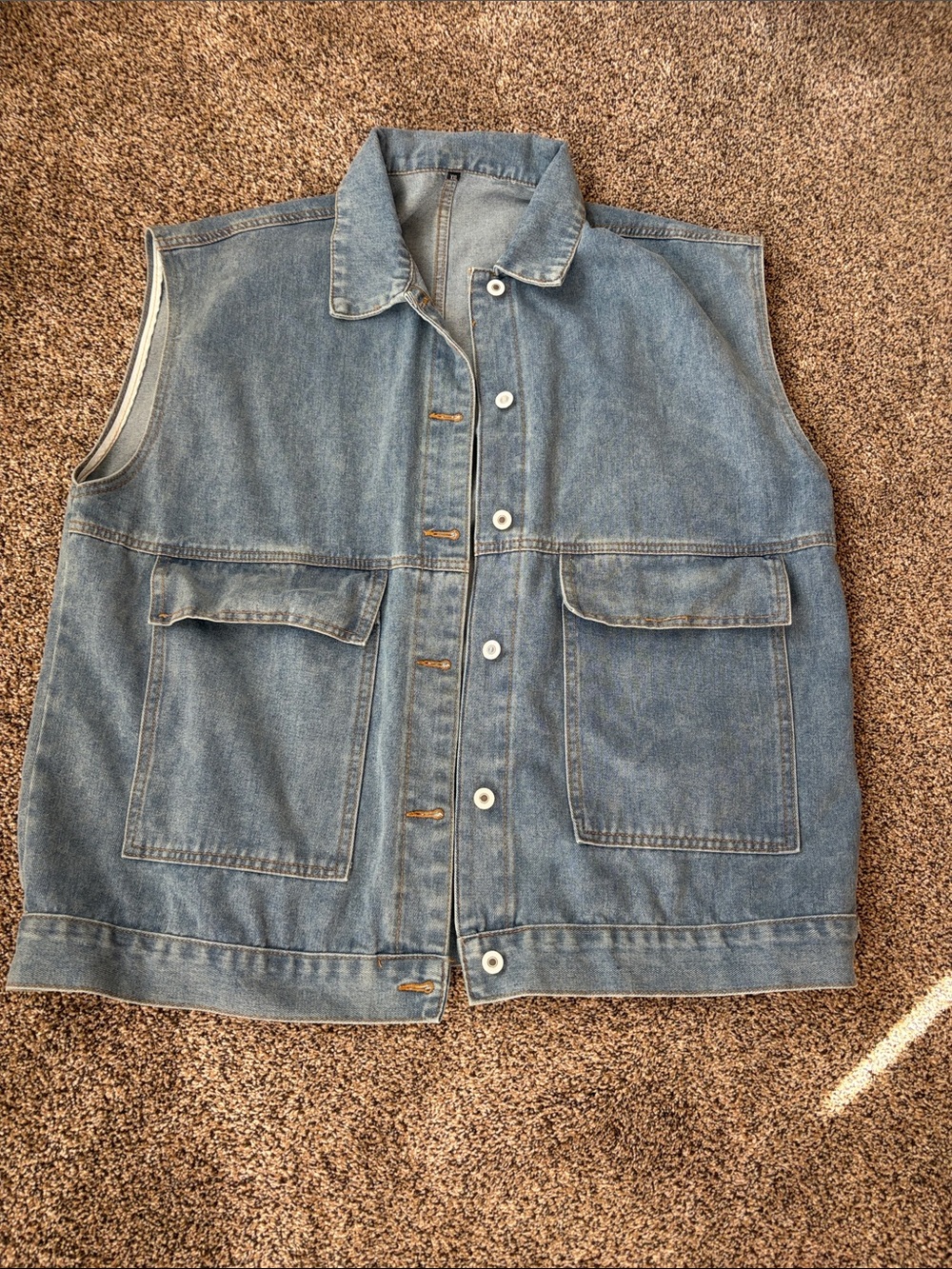 Women’s Classic Light Blue Denim Vest